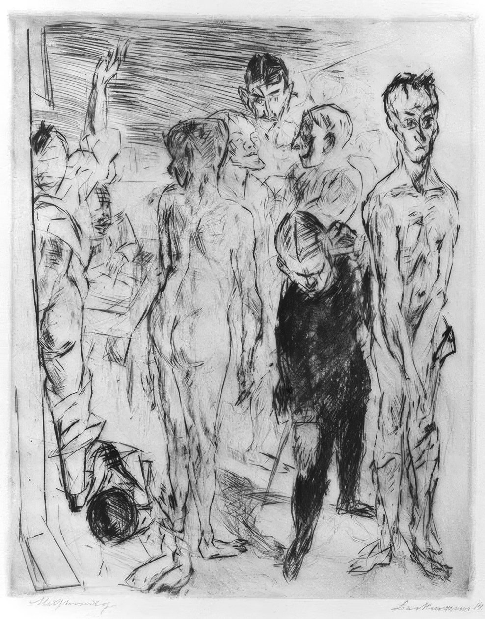 Musterung von Max Beckmann