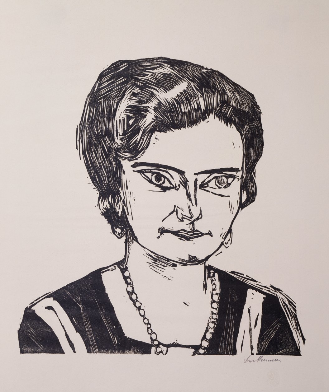 Porträt von Frau HM (Naila) von Max Beckmann