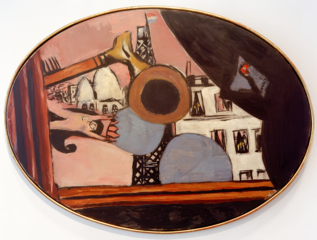 Rêve de Paris Colette, Eiffelturm von Max Beckmann