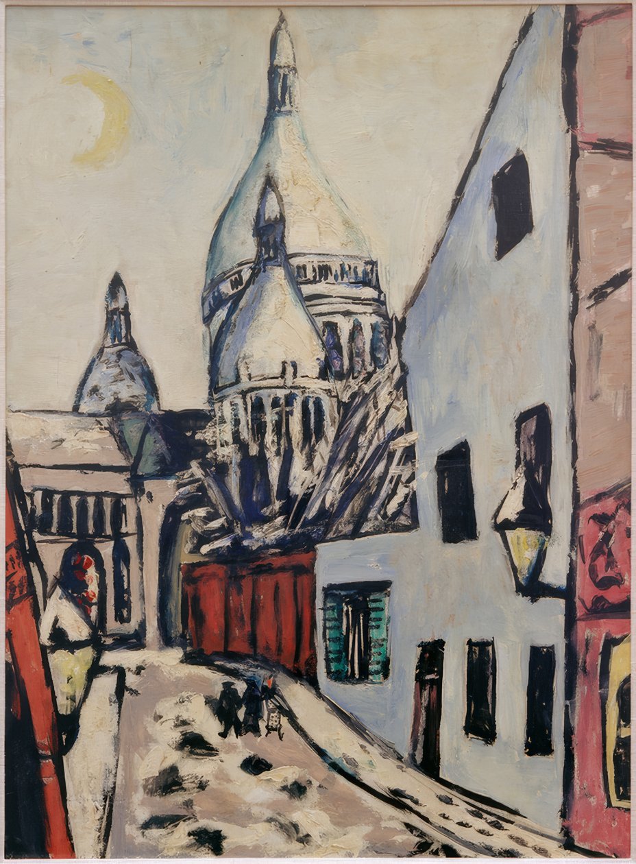 Sacré-Coeur im Schnee von Max Beckmann