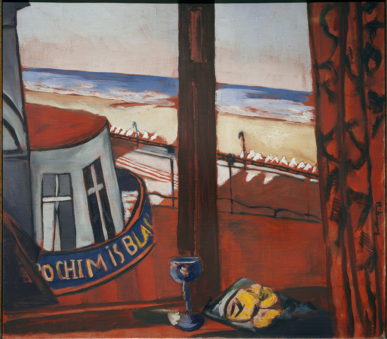 Scheveningen, fünf Uhr früh von Max Beckmann