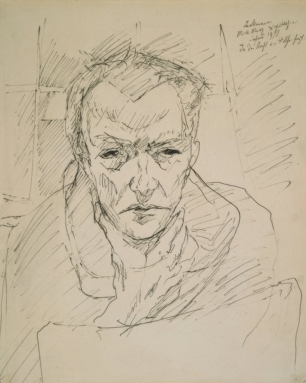 Selbstporträt von Max Beckmann