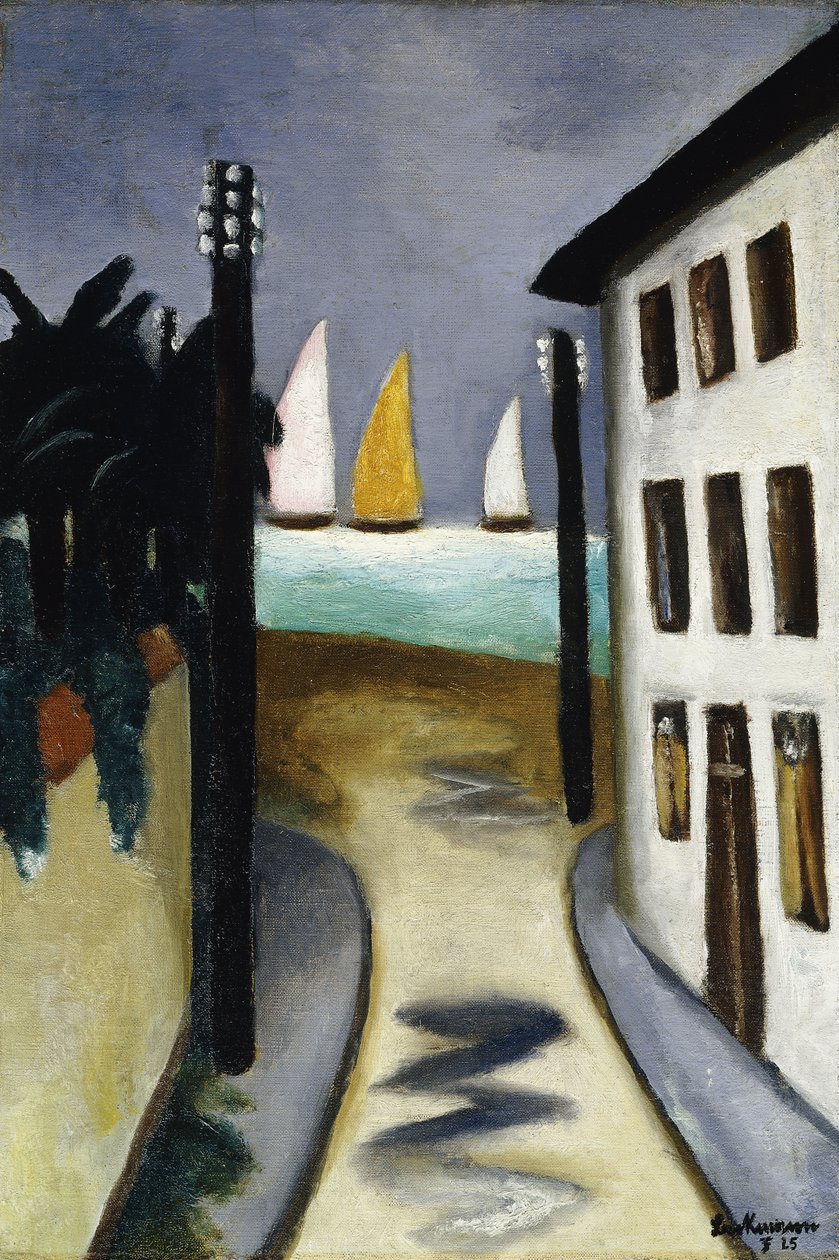 Kleine Landschaft, Viareggio von Max Beckmann