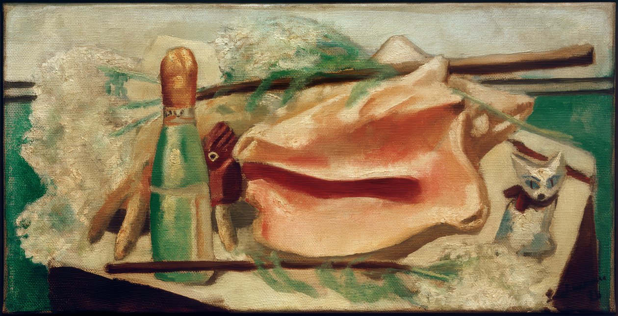 Stilleben mit rosa Muschel von Max Beckmann