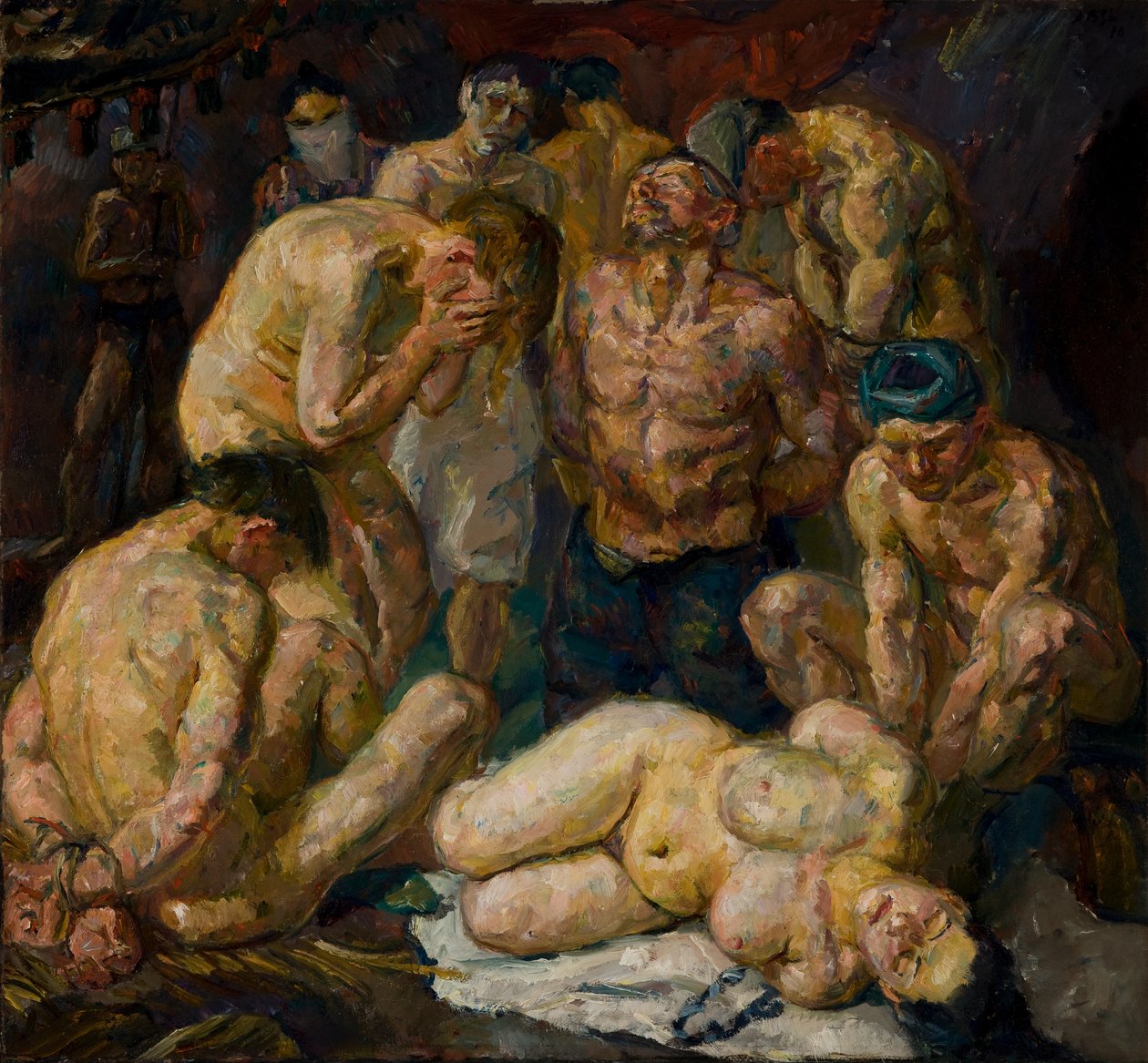 Die Gefangenen von Max Beckmann