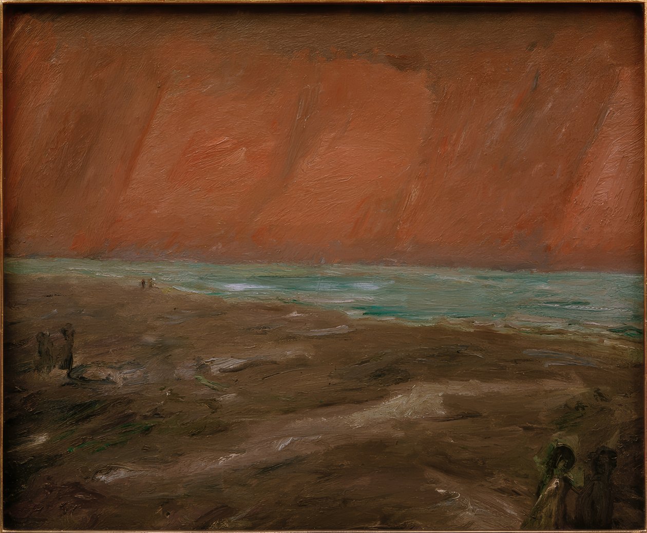 Trüber Abend am Meer von Max Beckmann