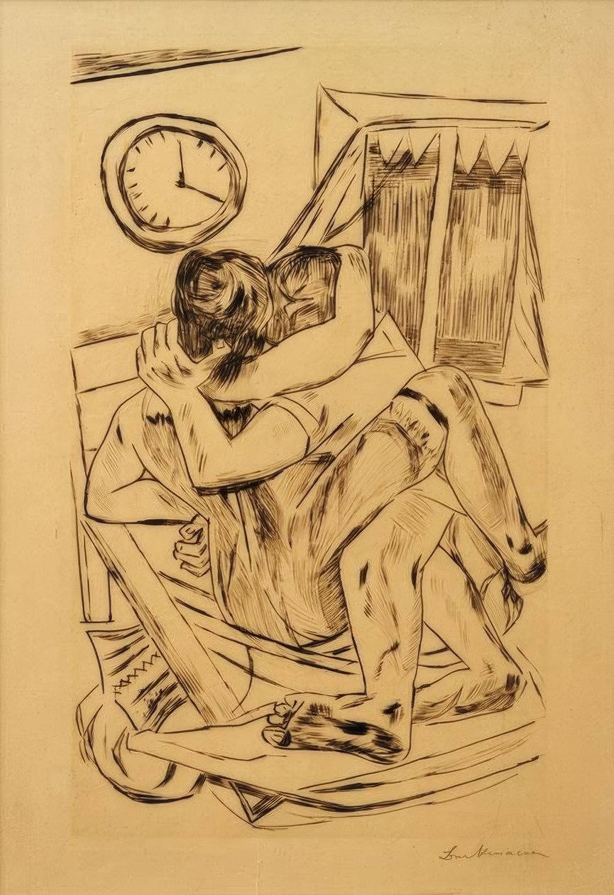 Umarmung von Max Beckmann