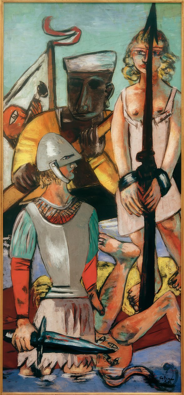 Versuchung (Versuchung des hl. Antonius) von Max Beckmann