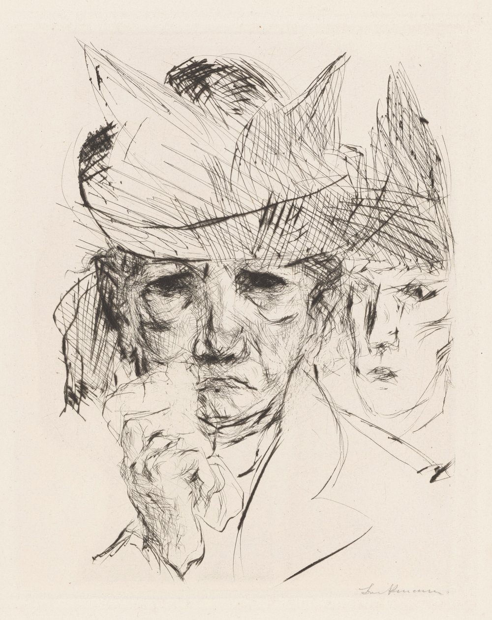 Weinende Frau von Max Beckmann