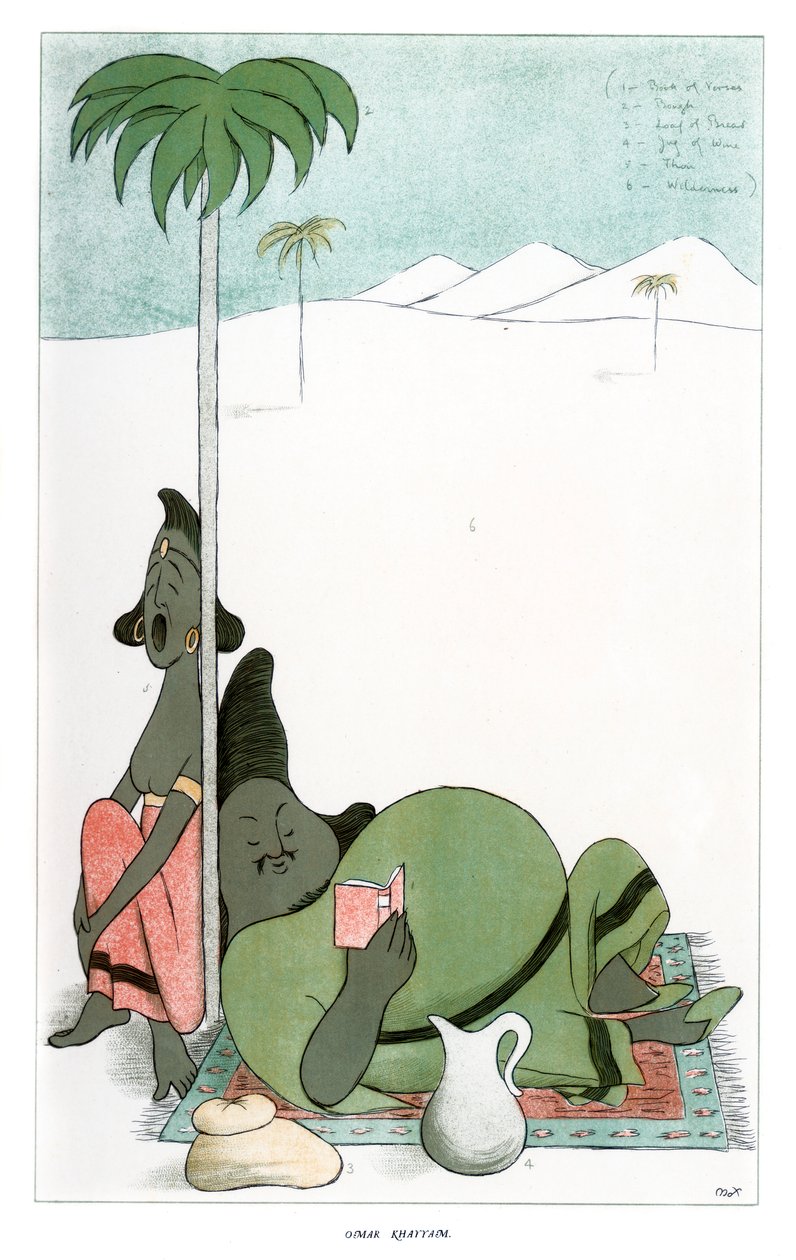 Omar Khayyam, 1904 von Henry Maximilian Beerbohm