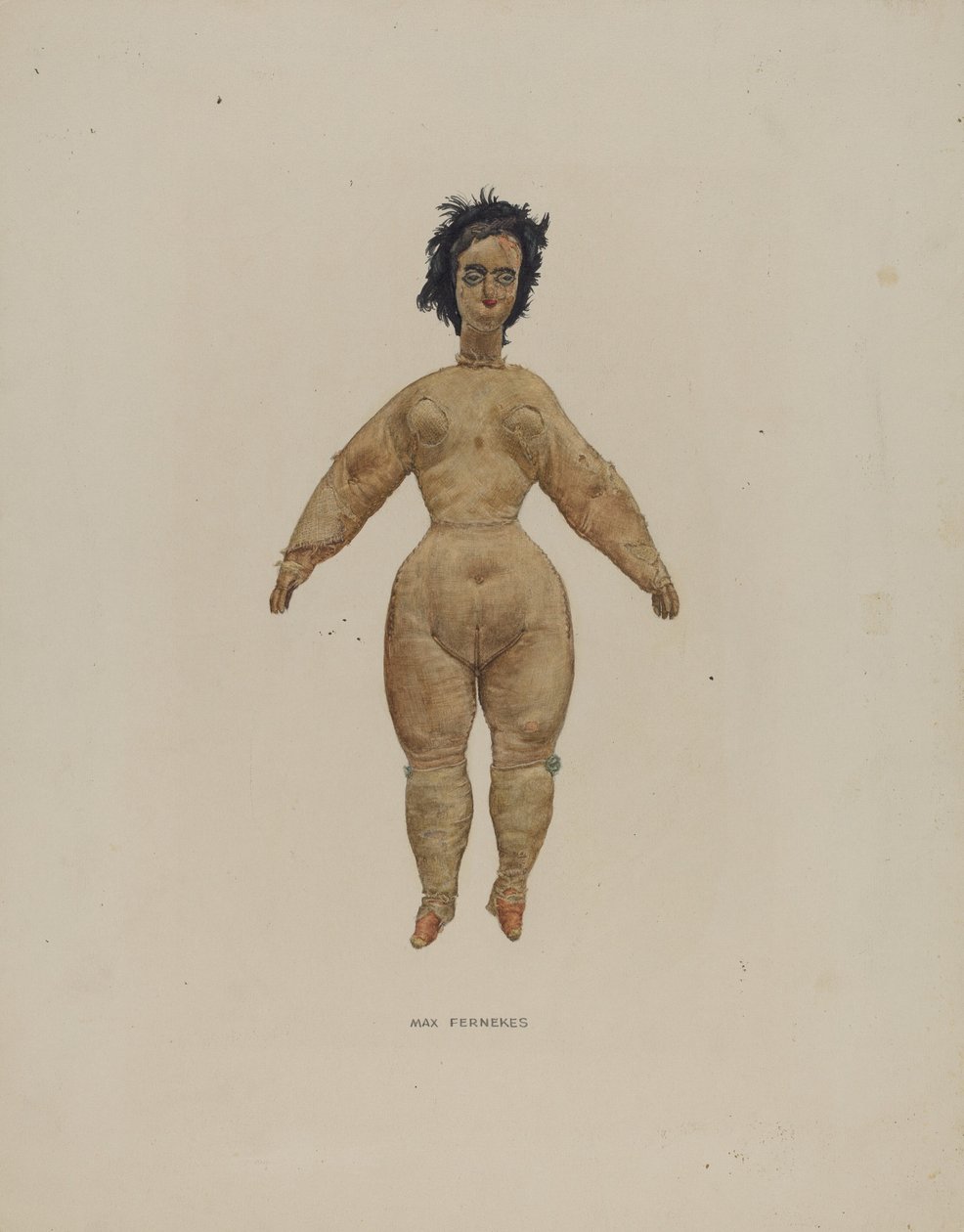 Nackte Puppe von Max Fernekes