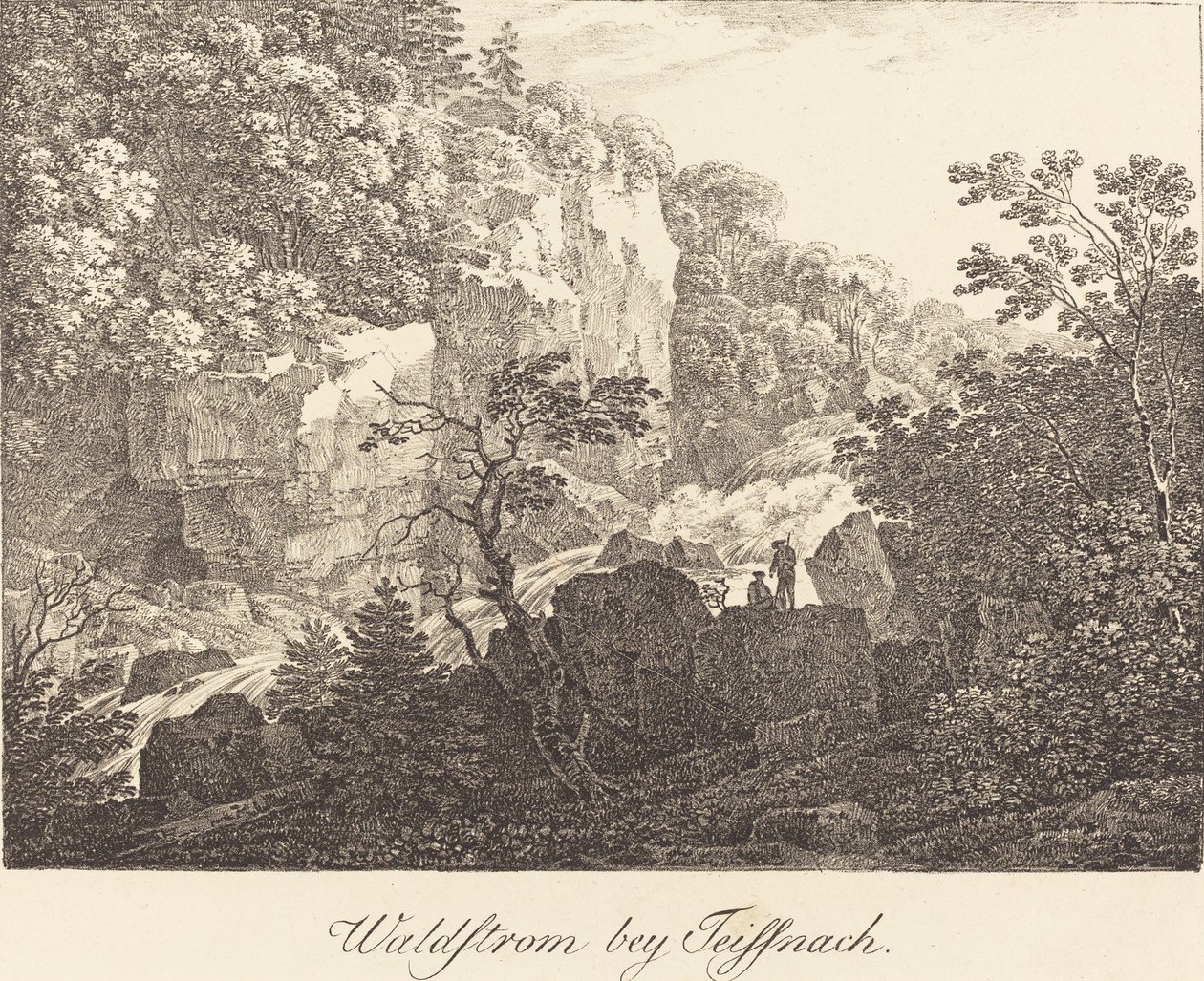 Waldstrom bei Teisnach von Max Joseph Wagenbauer