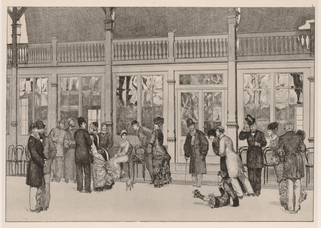 Ein Handschuh: Der Ort, 1880 von Max Klinger