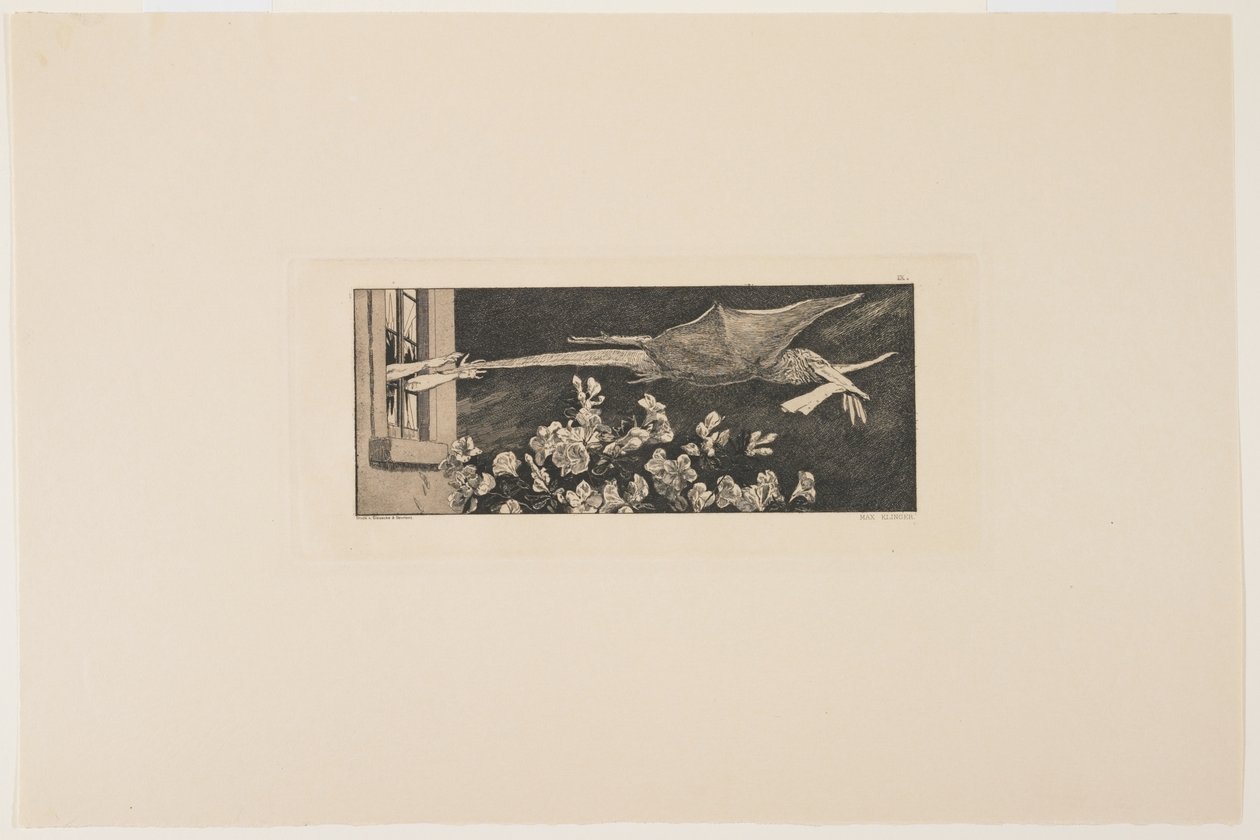 Entführung, 1881 von Max Klinger