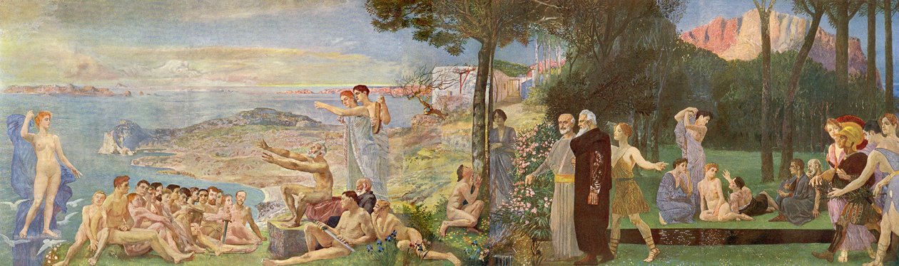 Die Blüte Griechenlands von Max Klinger