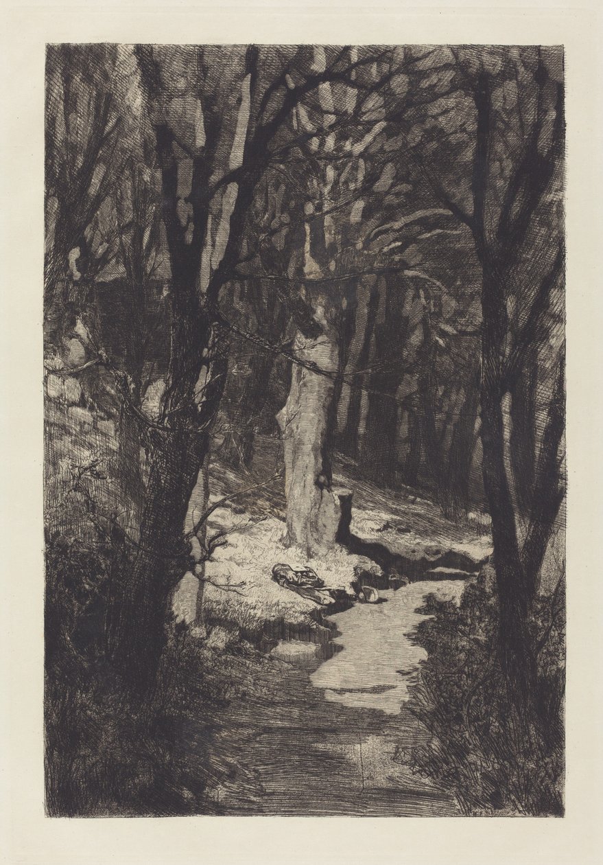 Im Wald von Max Klinger