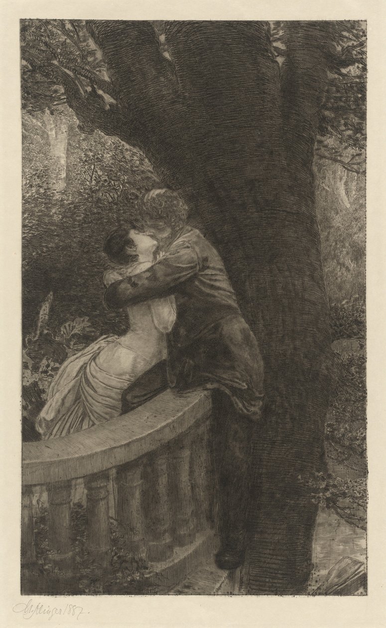 Im Park: pl.4, 1878 von Max Klinger