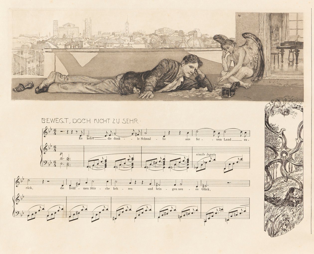Opus XII, Brahms Phantasie von Max Klinger