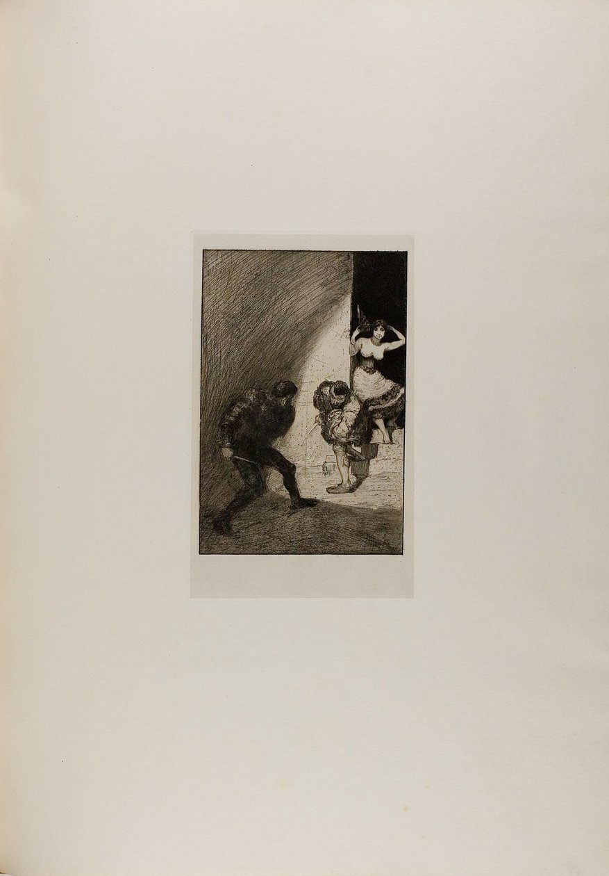Rivalen, Tafel sieben aus Ein Leben von Max Klinger