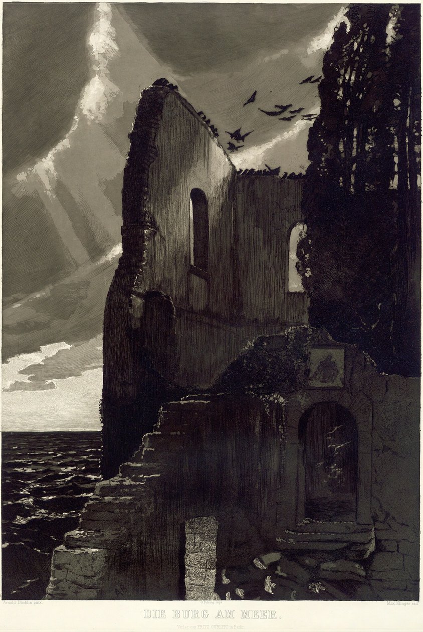 Das Schloss am Meer von Max Klinger