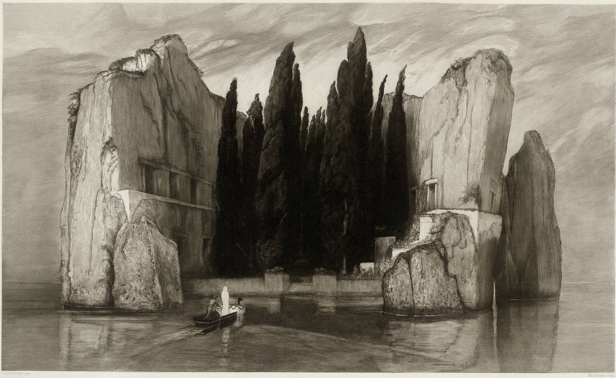 Die Toteninsel von Max Klinger
