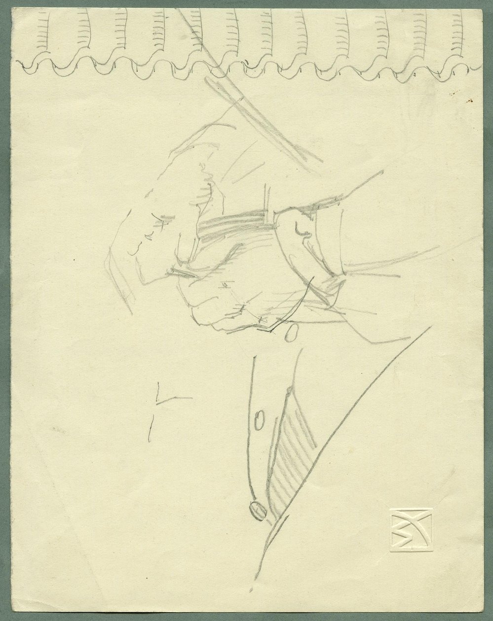 Händestudie von Max Kurzweil
