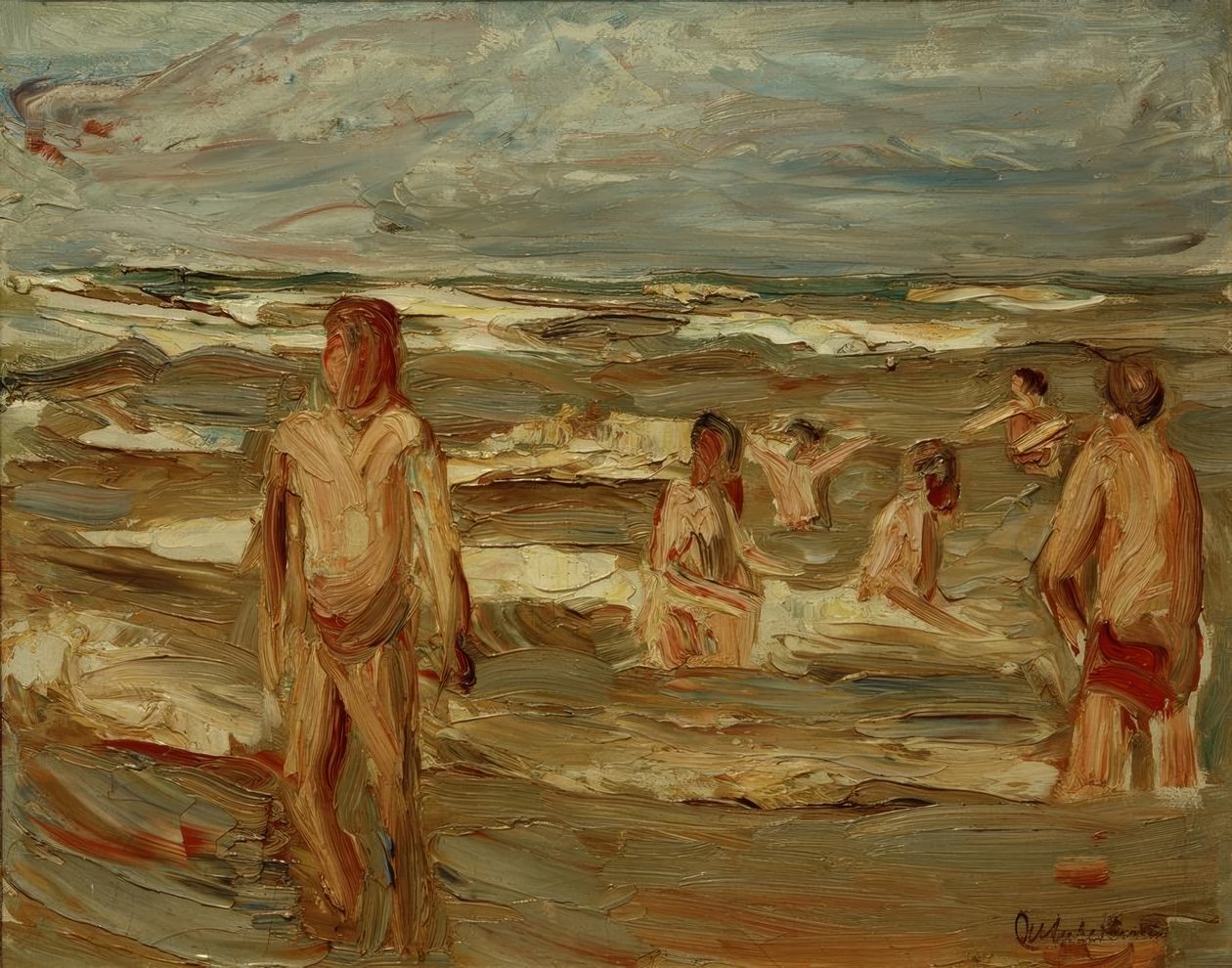 Badende Jungen von Max Liebermann