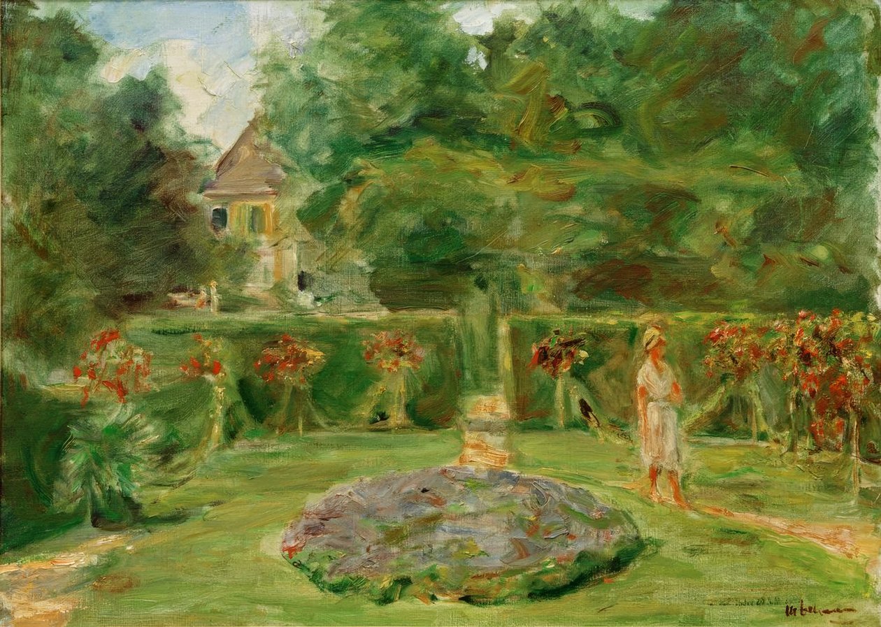 Das Rondell im Heckengarten von Max Liebermann