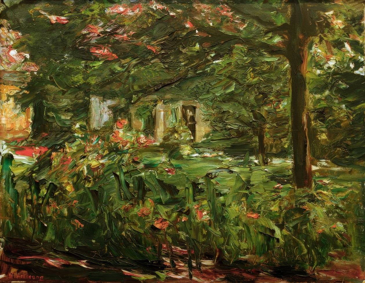 Der Nutzgarten nach Osten von Max Liebermann