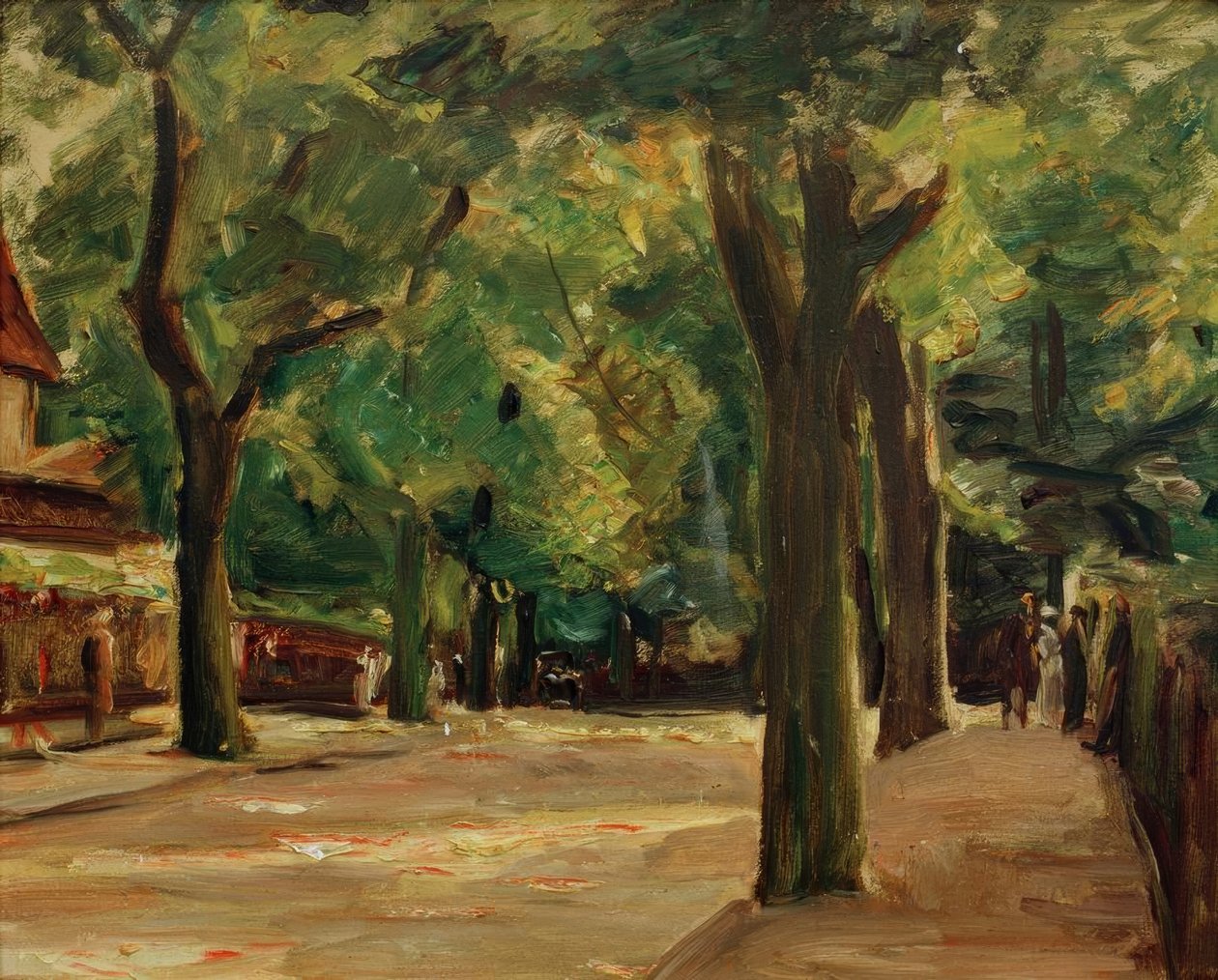 Die große Seestraße in Wannsee von Max Liebermann