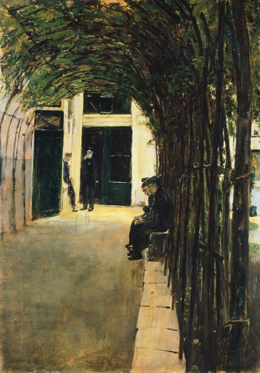 Haus des alten Amsterdam von Max Liebermann