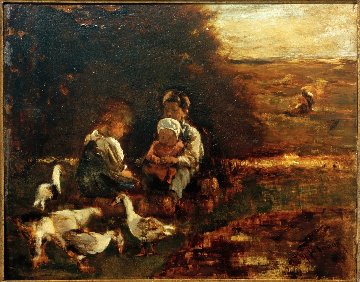 Kleine Gänsehirten von Max Liebermann