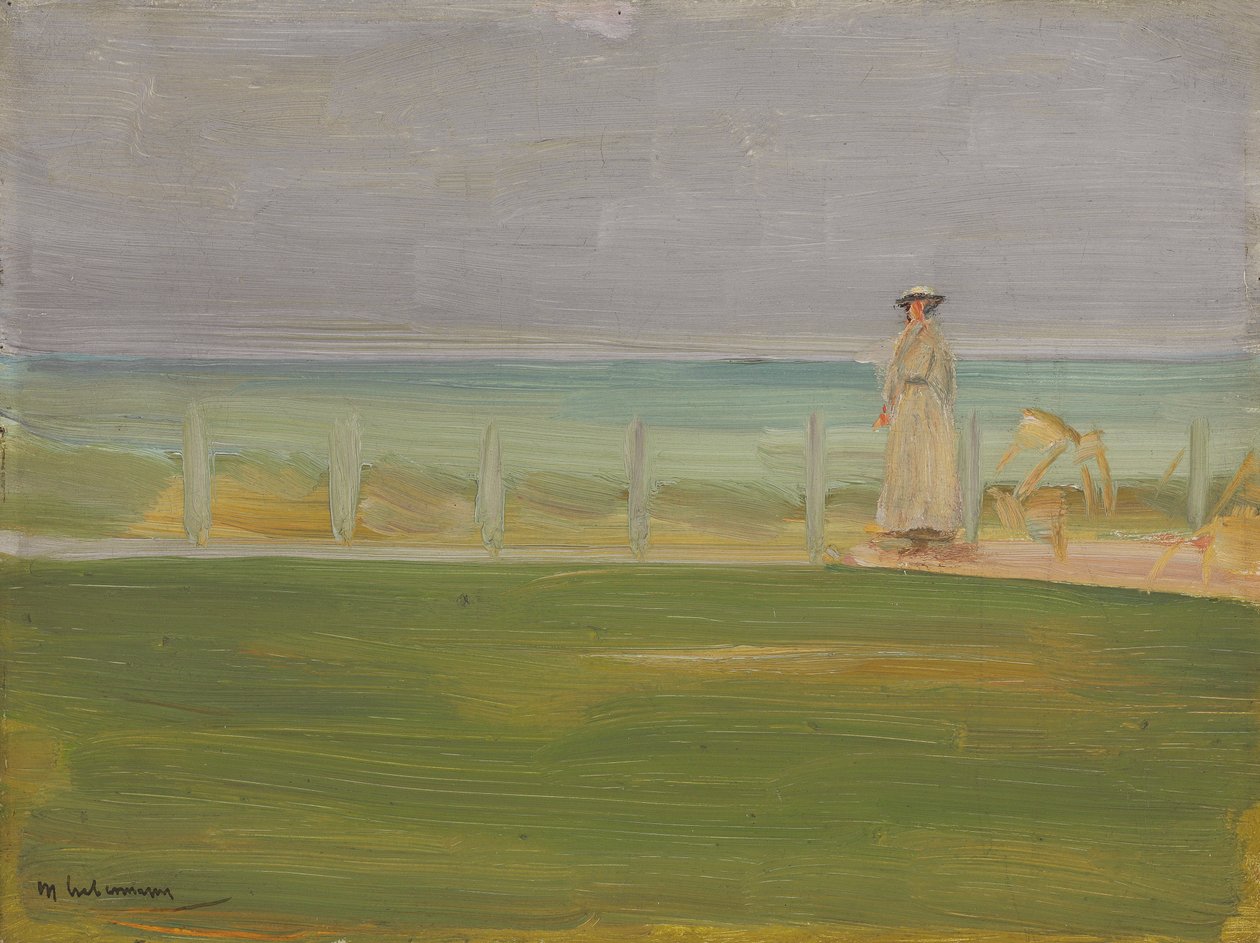 Dame am Strand, 1901 von Max Liebermann
