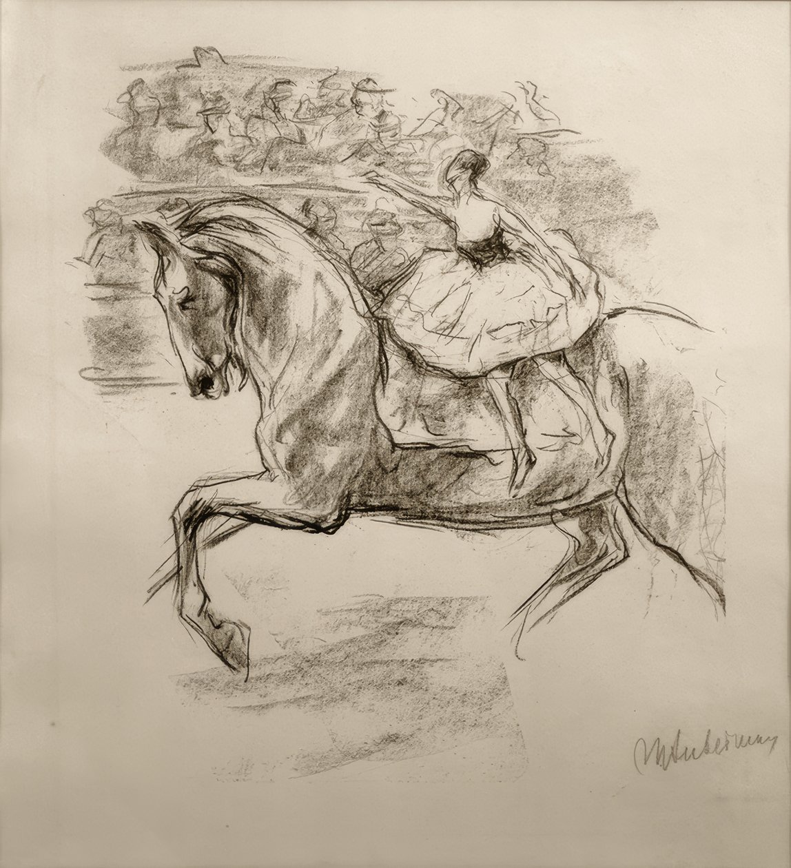 Die Zirkusreiterin von Max Liebermann
