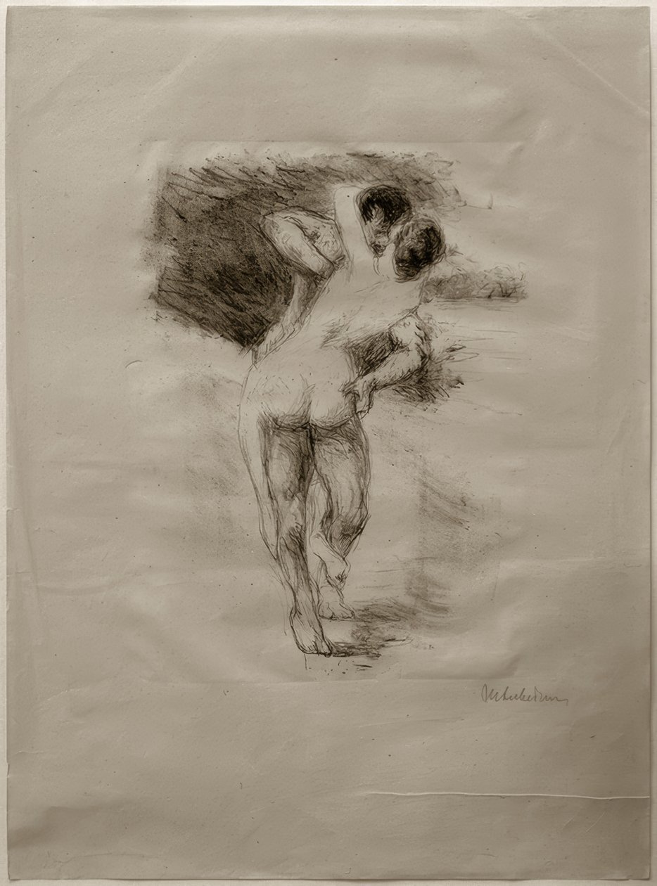 Liebesszene von Max Liebermann