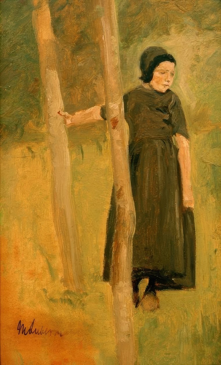 Max Liebermann, Kind unter Bäumen von Max Liebermann