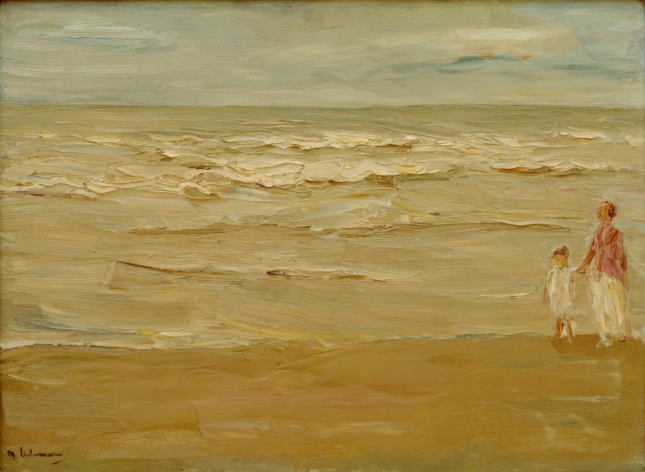 Meerbild – Strand und See von Max Liebermann