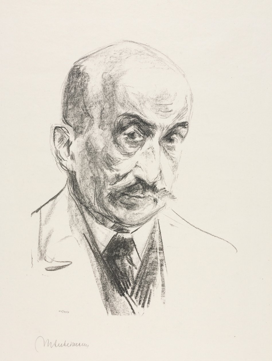 Selbstporträt, 1921 von Max Liebermann