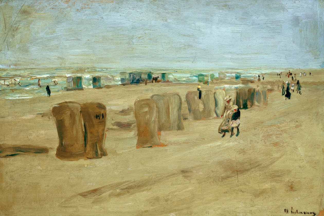 Strandbild in Noordwijk von Max Liebermann