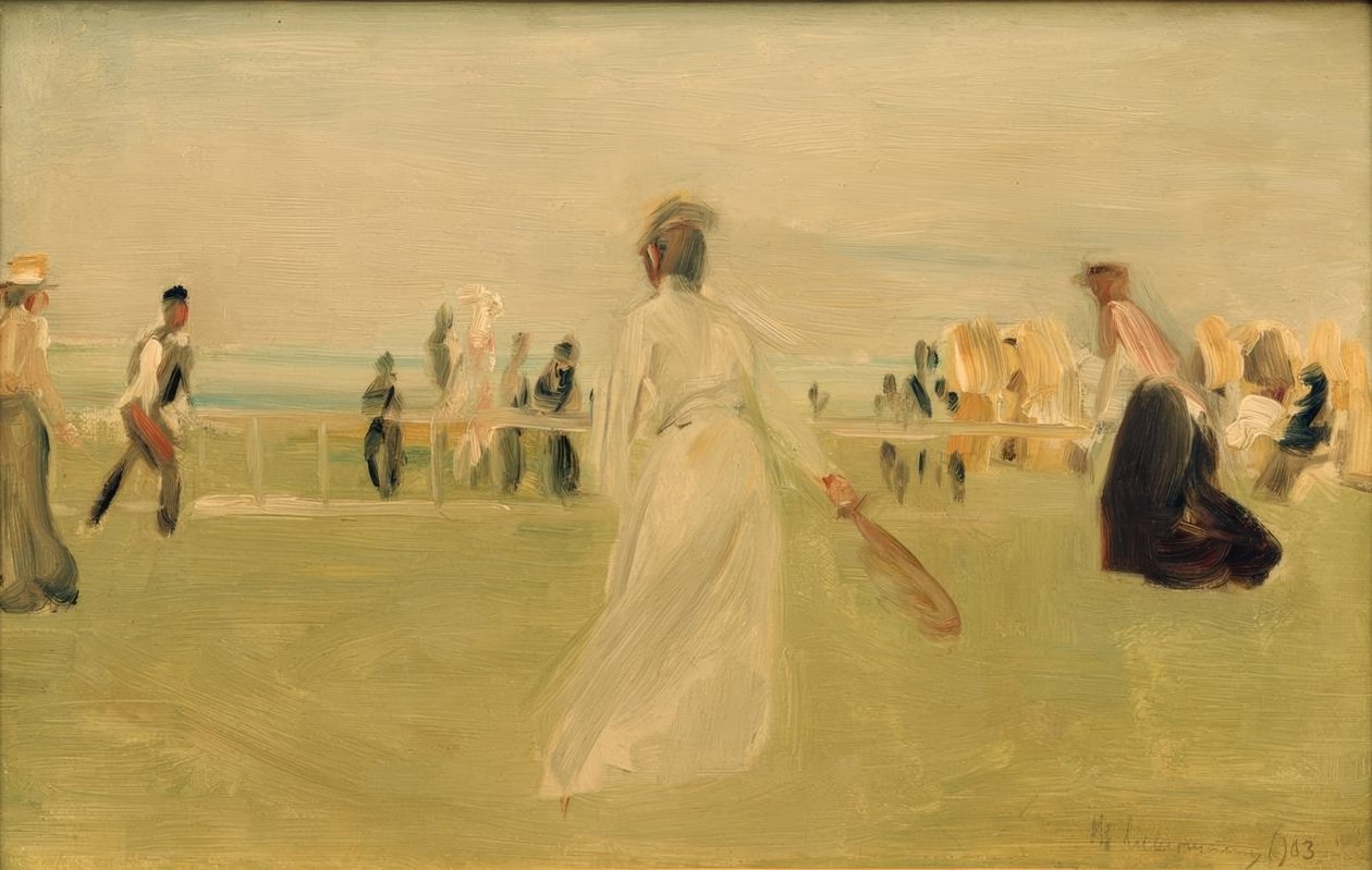 Tennisspieler am Meer von Max Liebermann