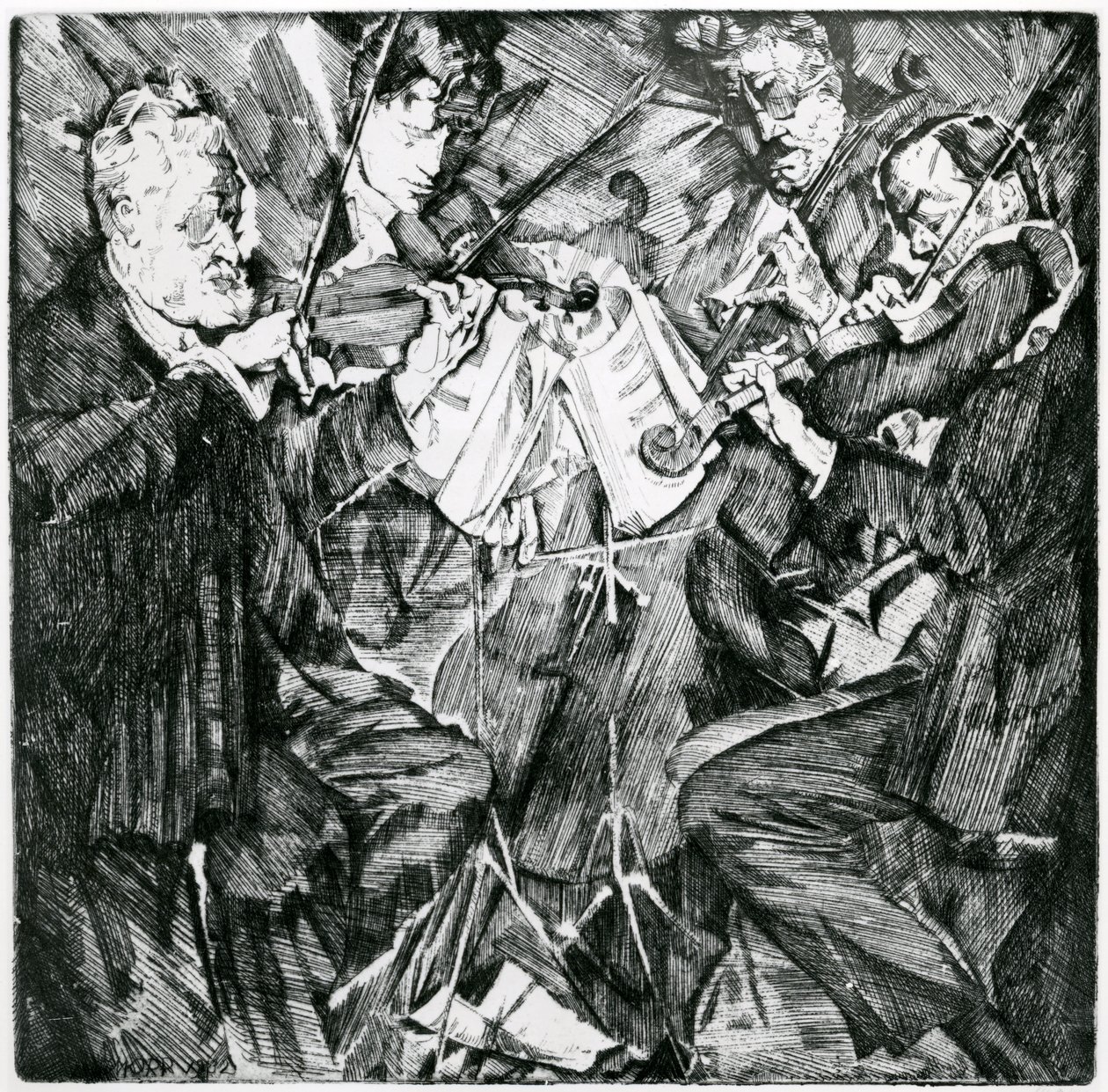 Rosen-Streichquartett von Max Oppenheimer