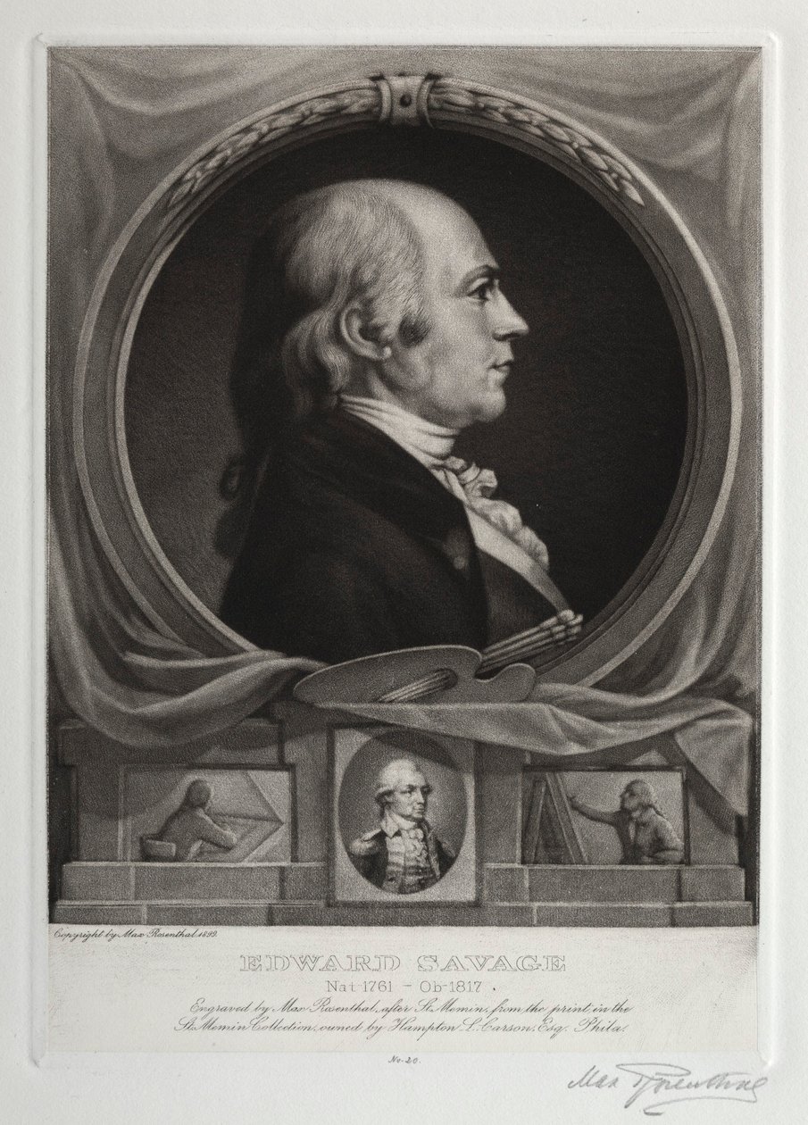 Edward Savage, 1899 von Max Rosenthal