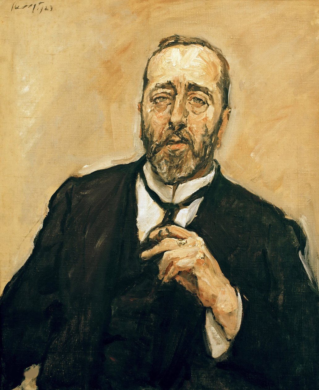 Porträt von Bernhard Dernburg 1865-1937, 1923 von Max Slevogt