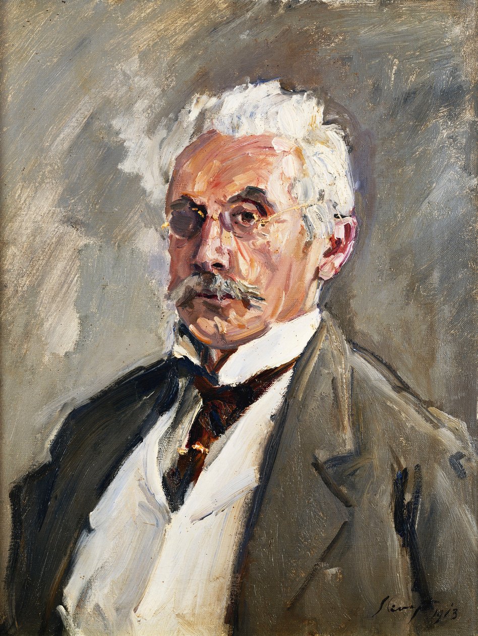 Porträt von Carl Steinbart, 1910 von Max Slevogt