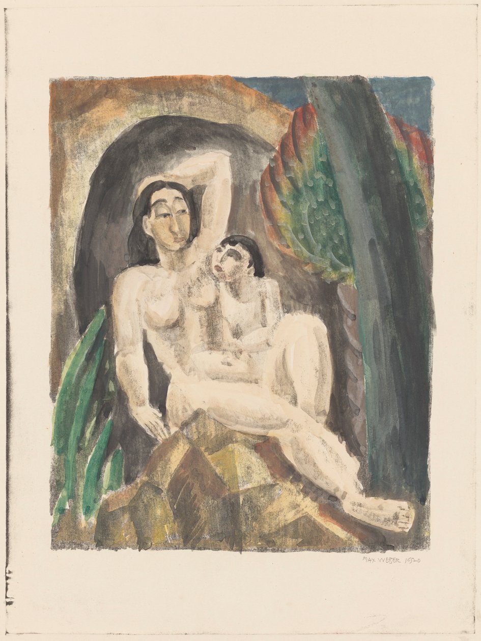 Mutter und Kind von Max Weber