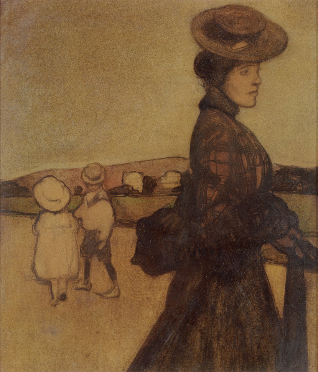 Die Gouvernante, 1901 von Maxime Pierre Jules Dethomas