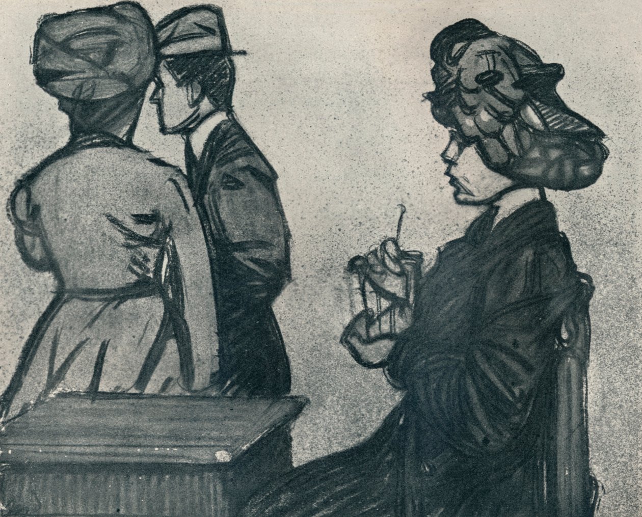 La Complaisante Amie, um 1920, 1923 von Maxime Pierre Jules Dethomas