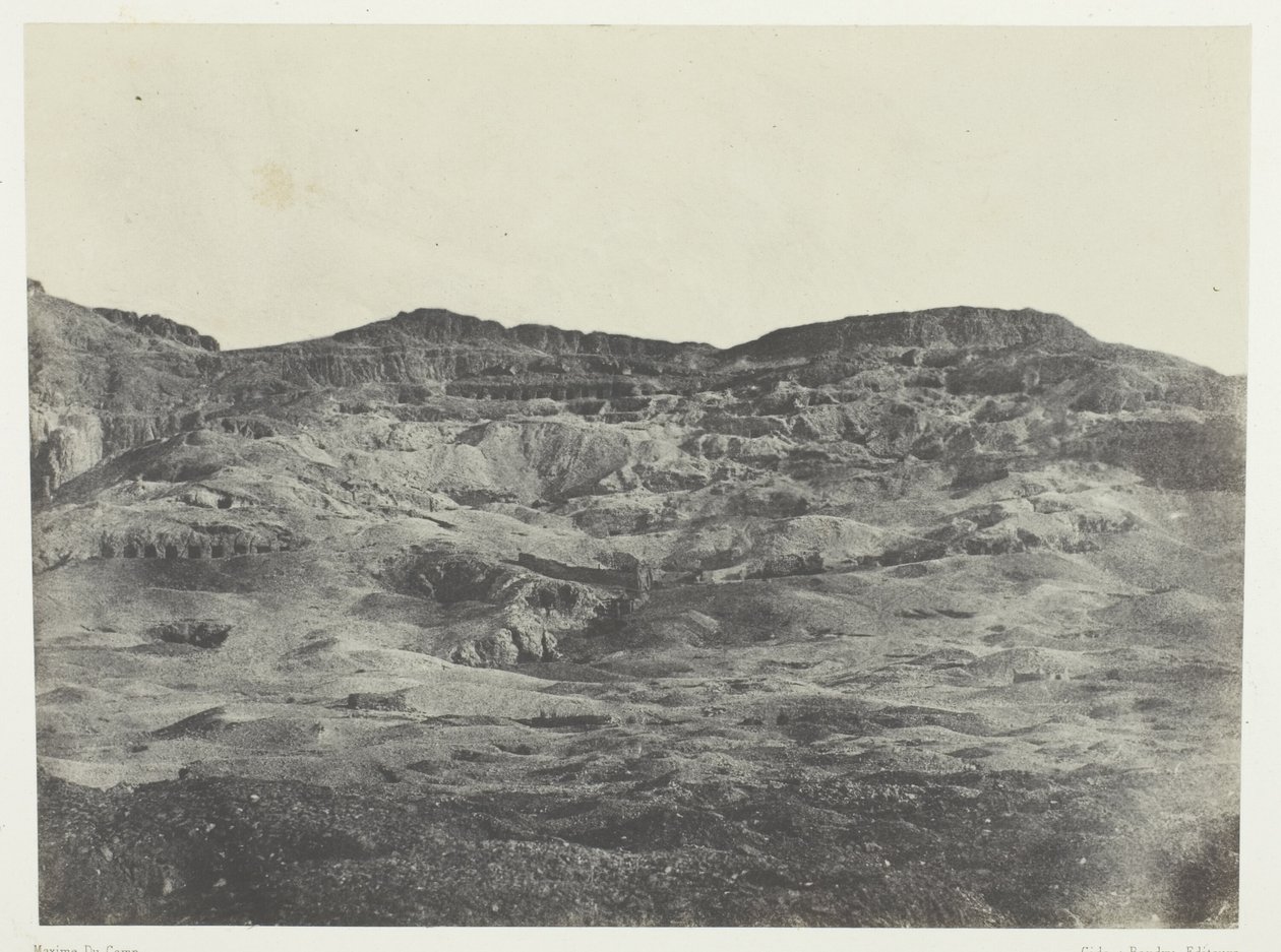 Gournah, Nekropole von Theben; Theben von Maxime Du Camp