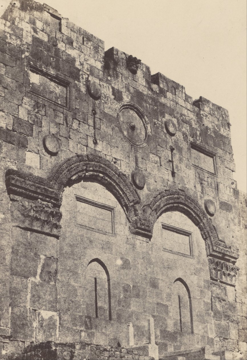 Palästina. Jerusalem. Goldenes Tor von Maxime Du Camp