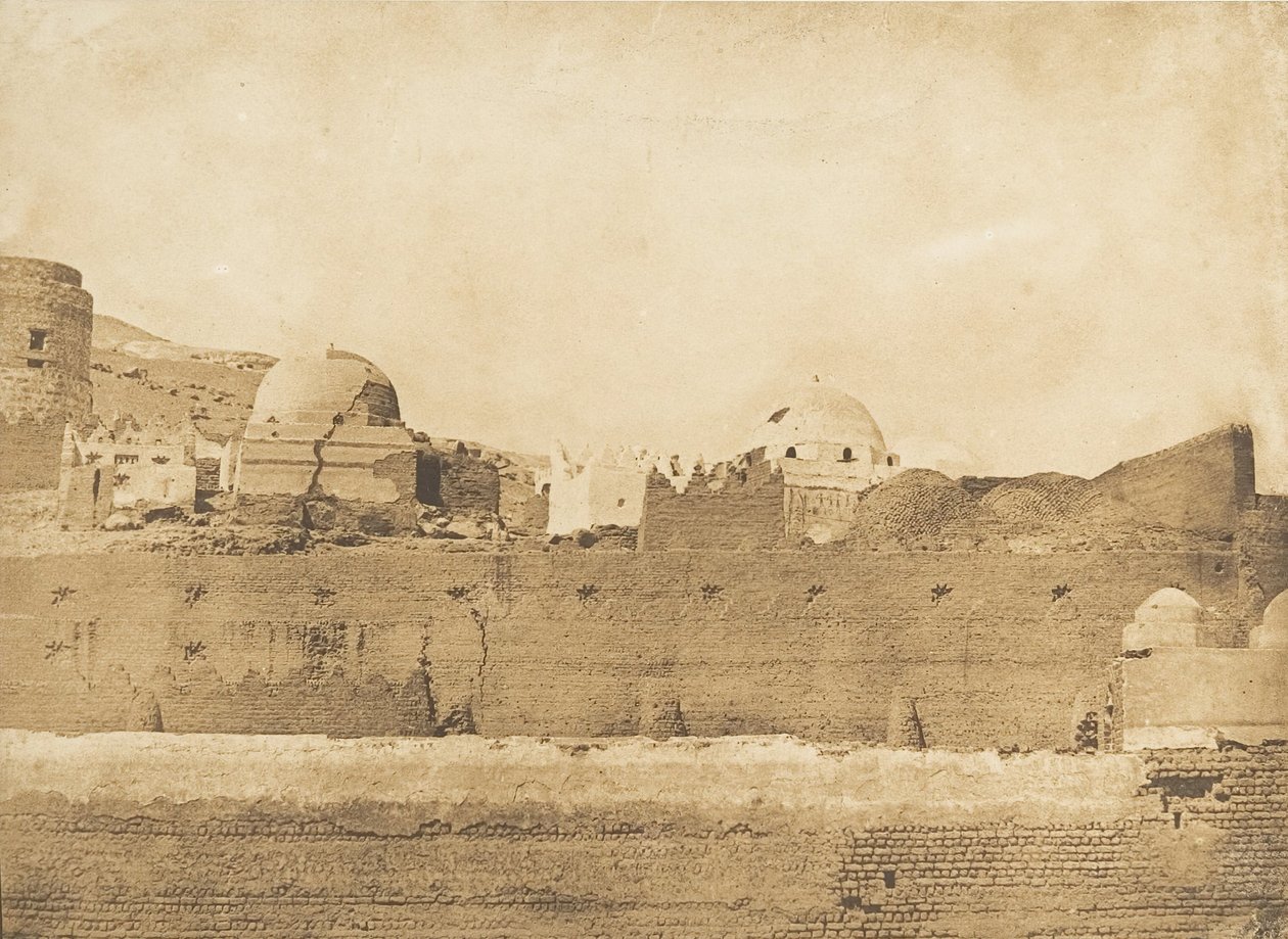 Muslimische Gräber in Siout, 1849-50 von Maxime Du Camp